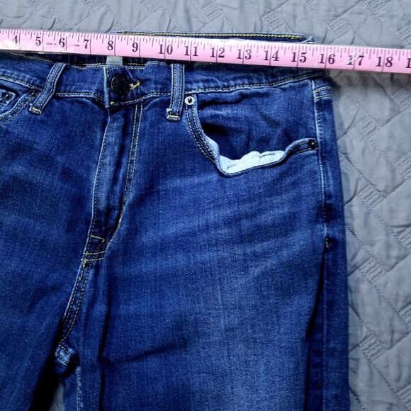 Goodfellow Co Jeans Mens 32X34 Blue Slim Straight Total Flex Dark American Denim - Picture 3 of 13